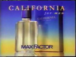 Max Factor (1990) Television Commercial - California For Men
