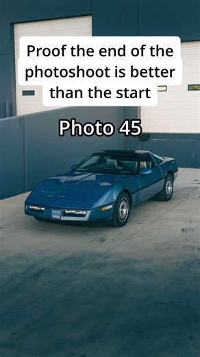 proof that the end of the photoshoot is better than the start