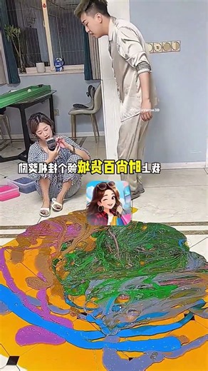 They Had a Giant Slime Bubble Challenge… And She Won! 🌈😂