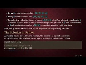 Extracting Subarrays with Logical Indexing in Python: A Guide for Numpy Users