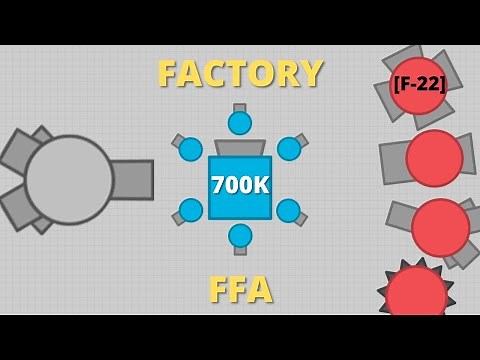 Diep.io | Trying The Factory - 700K FFA