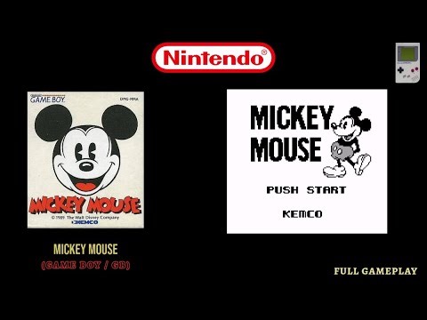 MICKEY MOUSE 🇯🇵 (ミッキーマウス プレイ動画 ) - LONGPLAY / NO COMMENTARY (GAME BOY / GB)