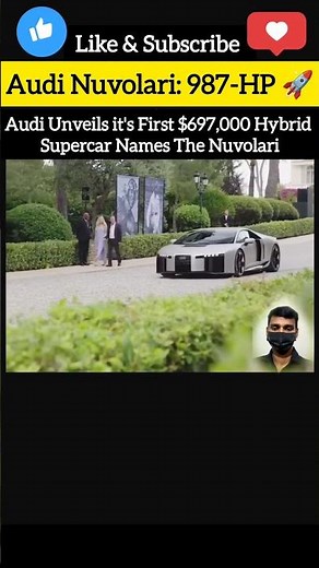 Audi Nuvolari: 987-HP Hybrid Supercar Returns 🚀 #AudiNuvolari #Audi #Supercar #HybridSupercar