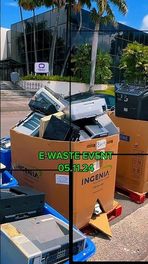 Successful E-Waste Collection Event! Saving the Earth by Proper Disposal of Tech #ewaste #recycle