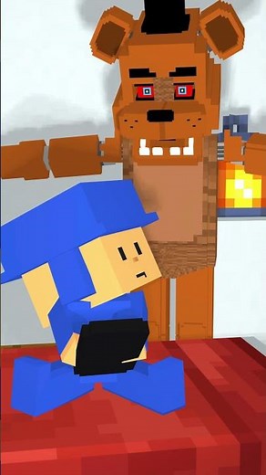 POCOYO Y FREDDY #shorts #minecraft #robux #roblox #pocoyo