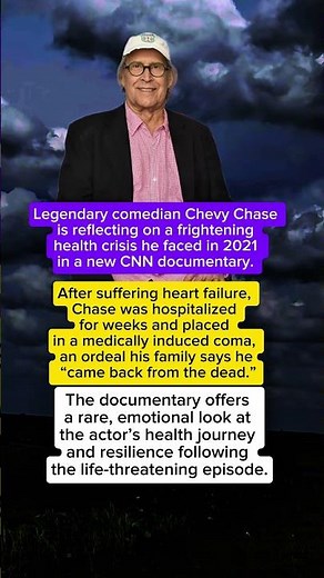 Chevy Chase Reveals Fight for His Life After Heart Failure and Medically Induced Coma #chevychase