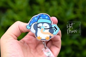 CPAP Badge Reel, Sleep Study ID Holder, Funny Badge Reel, Interchangeable Badge Reel - Etsy