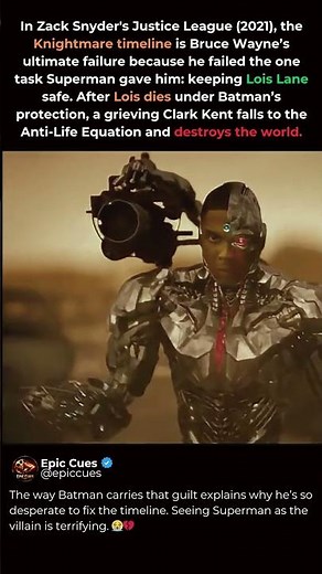 The Knightmare: Batman's Worst Fear Came True #zacksnyder #batman #shorts