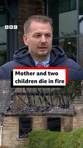 So sad 😞 A mum and her two children have died in a fire in Stroud. They were trapped inside their house by the fire on Boxing Day. | BBC Gloucestershire