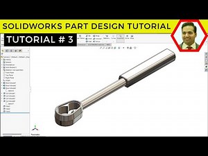 Introduction to SolidWorks Tutorial # 3 | Modelling of a forging or casting | Mirror Entities
