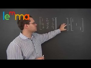 Linear Algebra 11p: Some Matrices Are Not Invertible - I.e. They Don't Have an Inverse