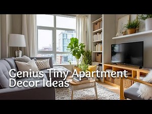 Maximize Every Inch! Genius Tiny Apartment Decor Ideas & Smart Tricks for Small Home Makeovers