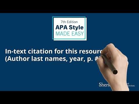 APA Made Easy - Journal articles