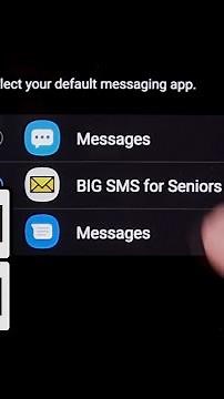 How to Set BIG Phone and BIG SMS as Default Apps