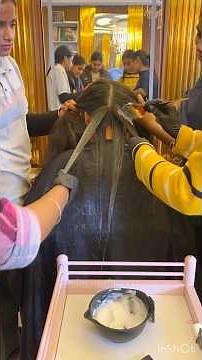 Hair smoothing step by step / Smoothing tutorial for beginners #smoothning #hairtreatment #shorts