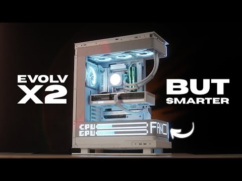 The Phanteks Evolv X2 Just Got Better With The Matrix Screen