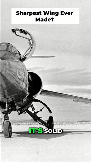 You Could Chop Logs With It! The F-104's Razor Wing #aviation #centuryseries