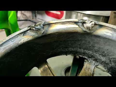 How To Repair Cracked Rim | Welding Alloy Wheel