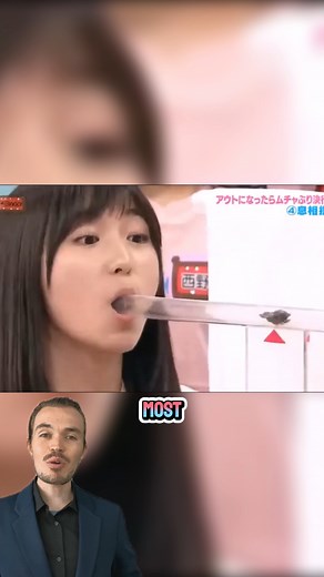 882K views · 2.4K reactions | The Weirdest Game Show Ever? Bug Blowing Challenge! #japanese #Games #viralshorts | AZflix | Facebook