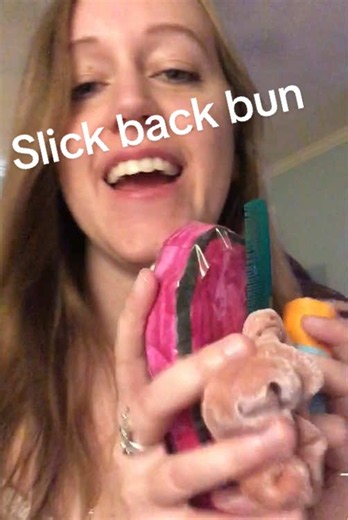 Slick back bun: how to make a sleek bun hairstyle