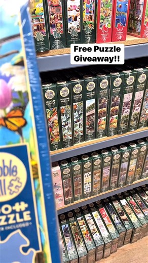 Come see our store located in Saskatoon to get a chance at a free puzzle! #puzzle #jigsaw #jigsawpuzzle | Puzzle Master Inc.