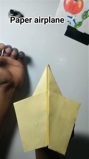 How to make easy paper airplane ✈️ 👌 #lyrics #song #diy #craft #origami #shorts #trending #viral