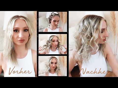 Voluminöse LOCKEN OHNE HITZE - Beach Waves Tutorial ohne Lockenstab