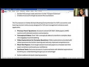 Courseware on Verbal Ability & Reading Comprehension (VARC) | Arun Sharma