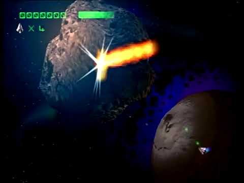 Asteroids (PlayStation 1) Gameplay