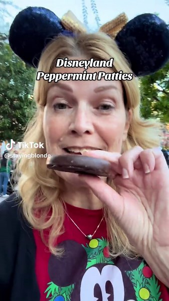 I look forward to these peppermint patties every Christmas season at Disneyland. They are so good. Apparently, everyone got the memo because they were sold out everywhere. #disneylandfood #disneylandeats #peppermintpatty
