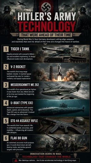 ⚙️🚀 Hitler’s Army Technology That Was Ahead Of Its Time #germany #hitler