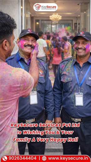Happy Holi 2026 | KeySecure Services Holi Celebration | Professional Security Team India