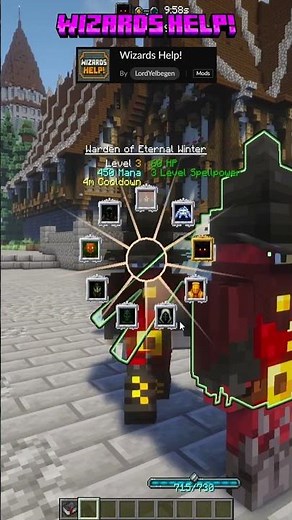 Minecraft Top Magic Mods! #3 #shorts #minecraft