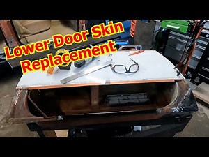 Chevy Square Body Truck Rust Repair - Lower Door Skin Removal and Replacement