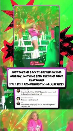 That performance really changed concert history #beyonce #music #beychella #coachella #concert
