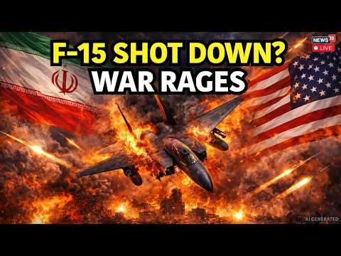 F-15 SHOT DOWN? U.S. Fighter Jet Crashes in Kuwait Amid Iran War Escalation |Iran Israel US War LIVE