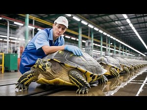 Inside the Turtle Leather Factory — How Giant Turtle Shells Become Luxury Bags (Full Process)