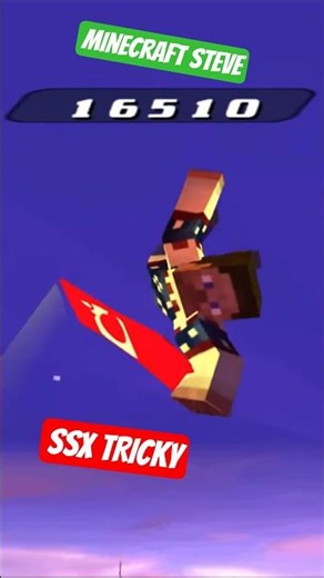 How is Steve doing these tricks in SSX Tricky?? #ps2games #ssxtricky #minecraft