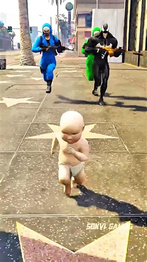 🫣 wait till the end 🤔 kiya aah baccha appne papa ko bacha payega criminal se #shortsfeed #short ...