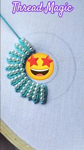 Thread Magic ✨#HandmadeWithLove #embroidery #embroiderypatterns #diynstitch #diy #embroiderylover