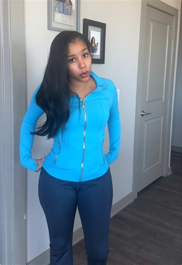 Stylish Blue Butterfly Two-Piece Active Set