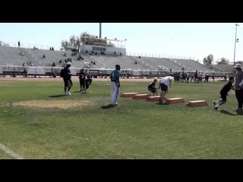 Youth Football Conditioning - Bag Drills