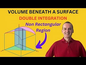 How to find the volume using Double Integrals | Non-rectangular regions