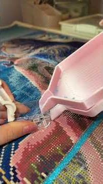 Dreamy Dress 🩵✨ #asmr #diamondpainting #diamondart