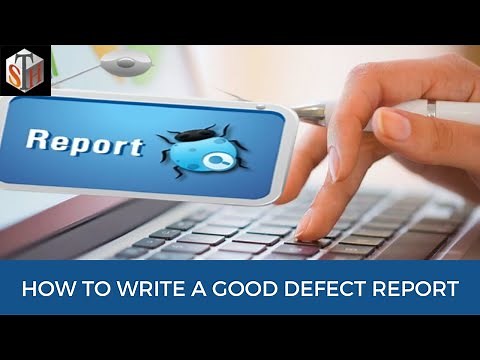 Bug Report - How to write a good defect report with sample bug report