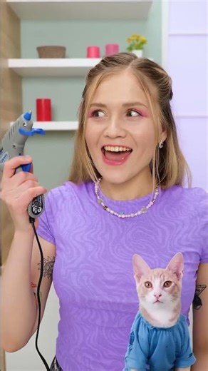 Epic Fake Knife Prank! 😂🐱