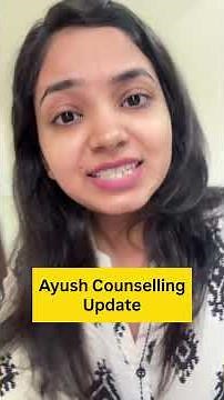 🔥 AYUSH Counselling 2026: Choice Filling & Seat Matrix Update 🚨