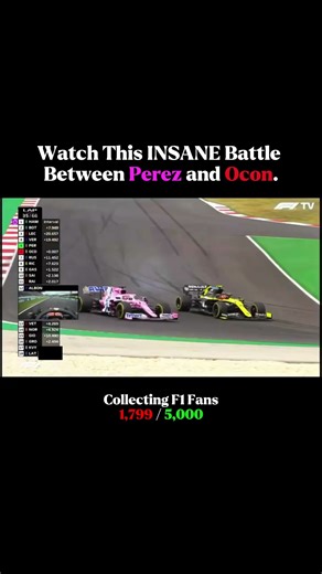 The Craziest F1 Racing Moment Between Perez and Ocon