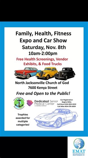 Today, EMAT was the winner! We gained two new kidney transplant members, one living donor and a new business partner. It was an absolute joy sharing our stories and spreading awareness about transplants and the causes of kidney disease. It was a lovely day indeed! #ematinc #enlargedterritory #transplantssavelivesemat #kidneydisease ##lungtransplant #caregiver | Educating Minorities About Transplants Inc | Facebook