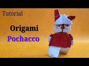 ORIGAMI SANRIO - POCHACCO TUTORIAL (1 sheet, no cuts!)